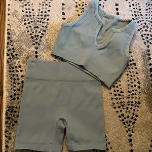 Amazon Ribbed Workout Set